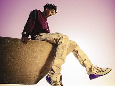 New Balance Ambassador Jaden Smith for the My Story Matters Campaign in Honor of Black History Month