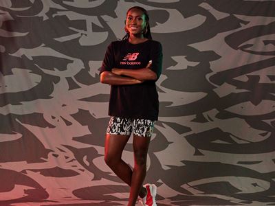 New Balance Coco Gauff Collection - Graphic Tee with Utility Fitted Short