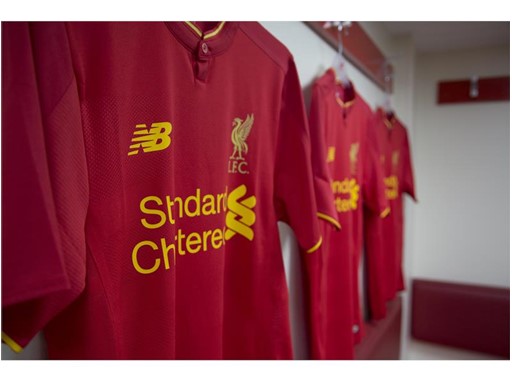 New Balance Reveals Liverpool FC 2016/17 Home Kit - Locker Room Shot