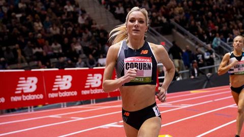 Emma Coburn NB Grand Prix 2023 at The TRACK at NB Race Image