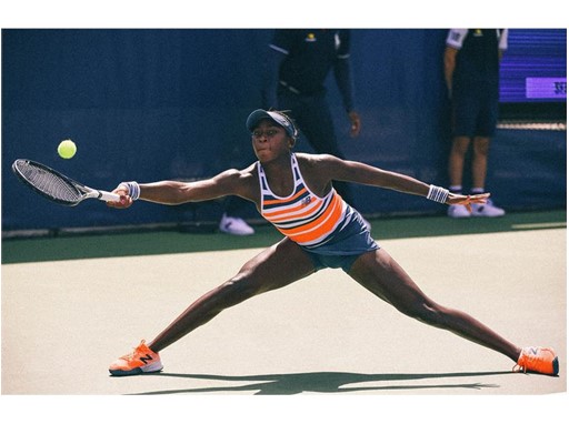 New Balance Press Box : 14-YEAR-OLD TENNIS STAR COCO GAUFF SIGNS WITH TEAM NEW  BALANCE