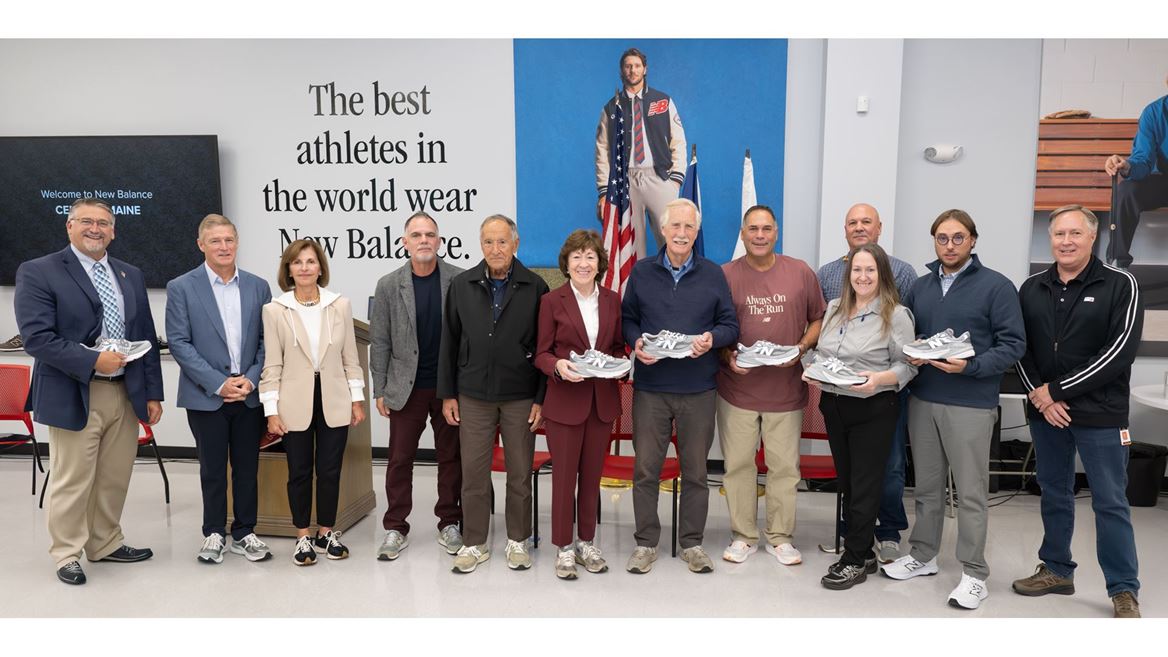 New Balance Opens Expanded Central Maine Factory