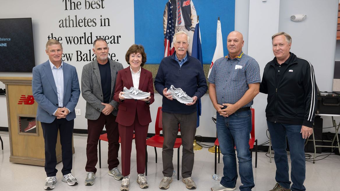 New Balance Opens Expanded Central Maine Factory