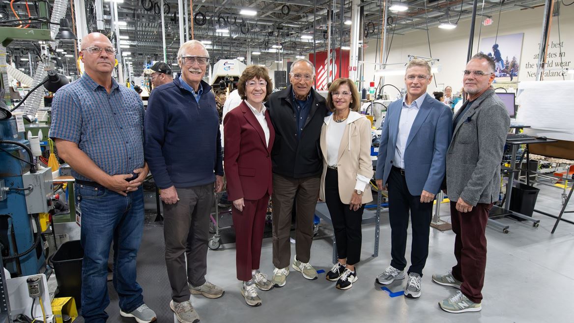 New Balance Opens Expanded Central Maine Factory