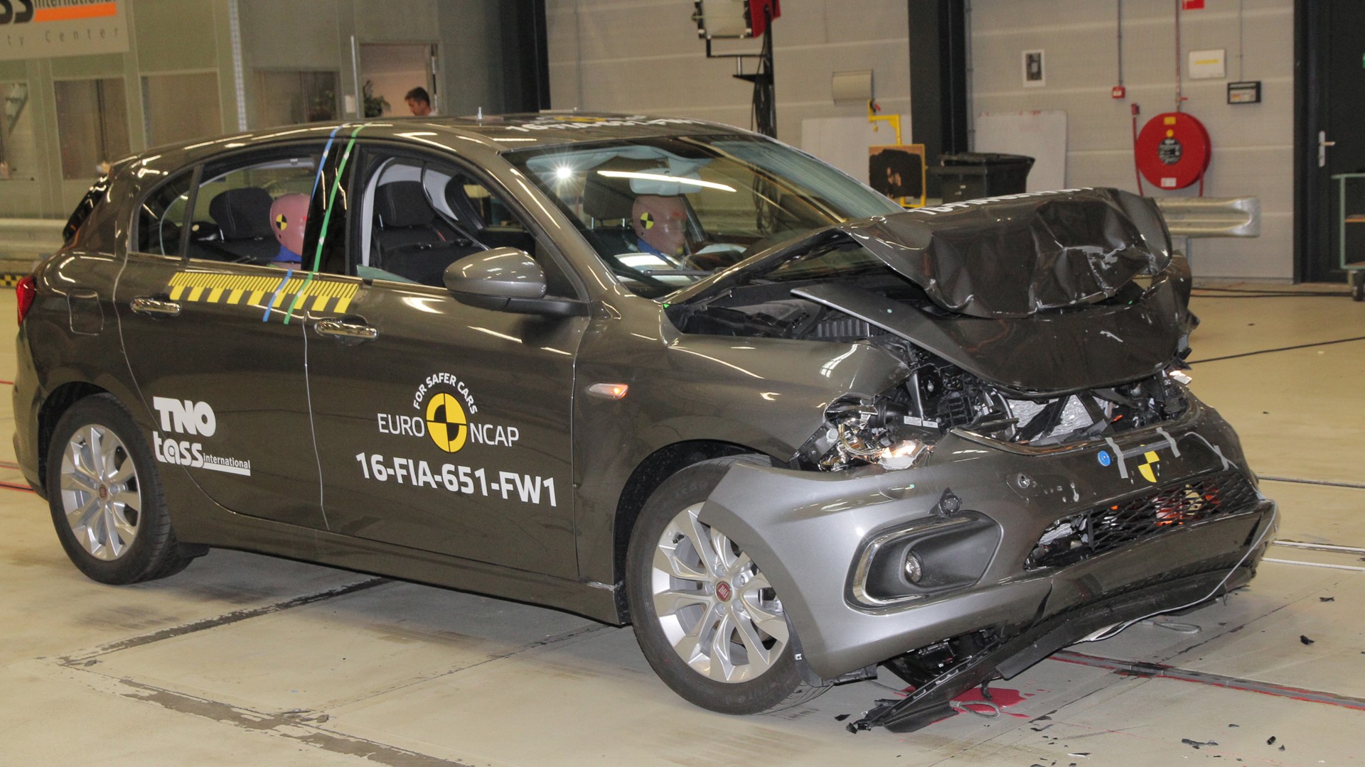 Fiat Tipo - Frontal Full Width test 2016 - after crash