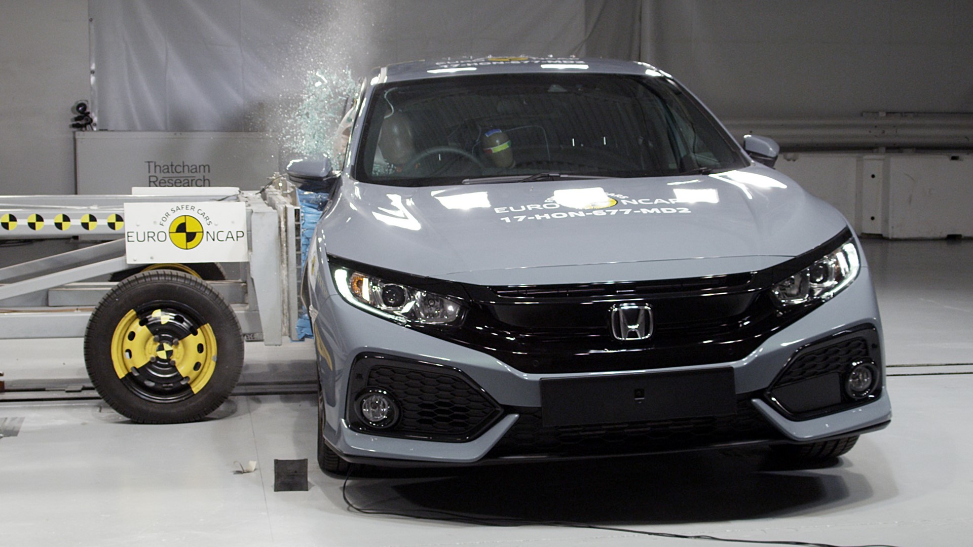 Honda Civic - Side crash test 2017