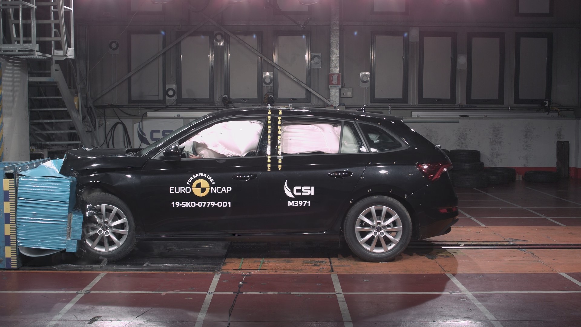 Skoda Scala - Frontal Offset Impact test 2019