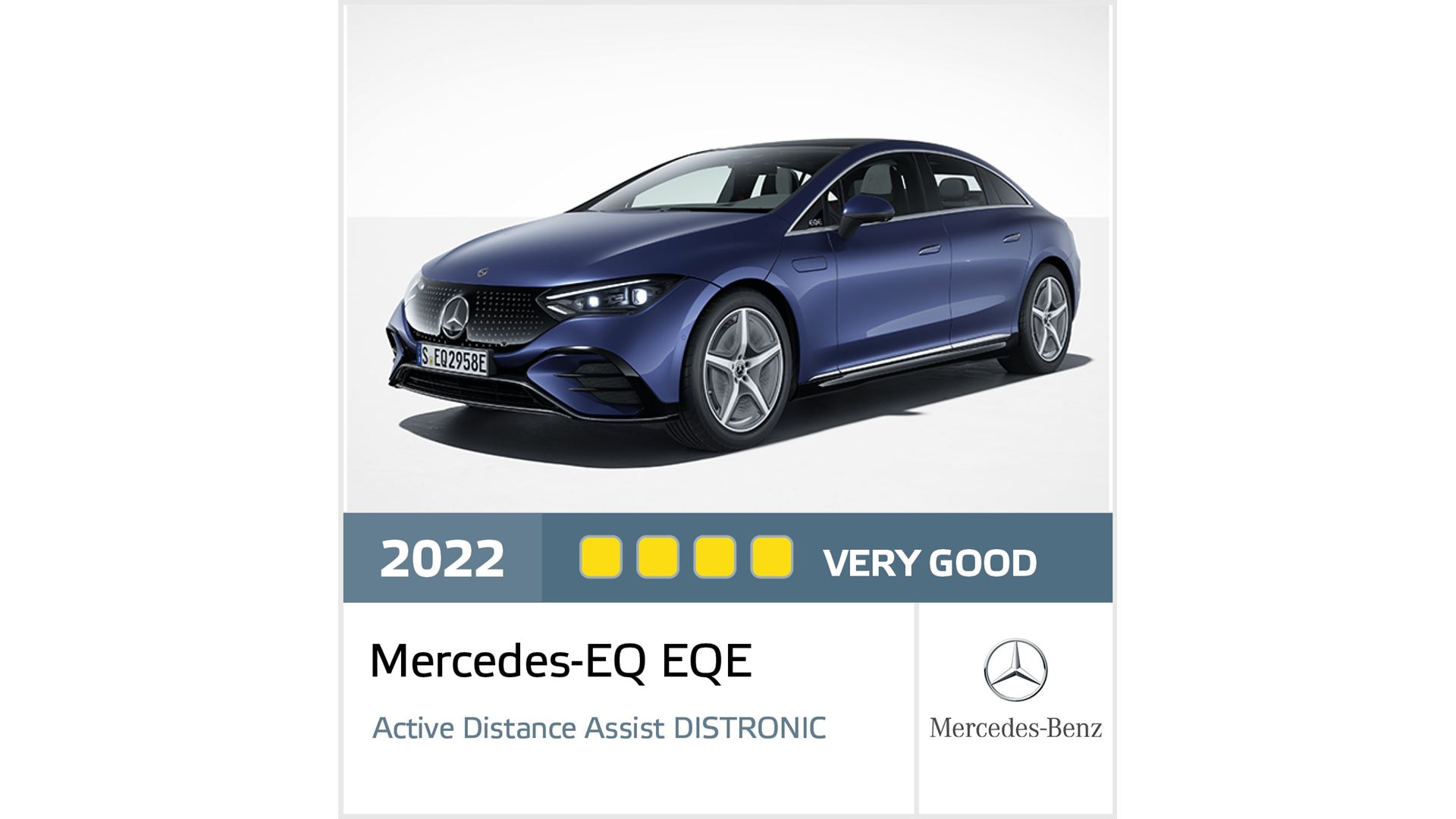 Mercedes-EQ EQE Assisted Driving Tests 2022