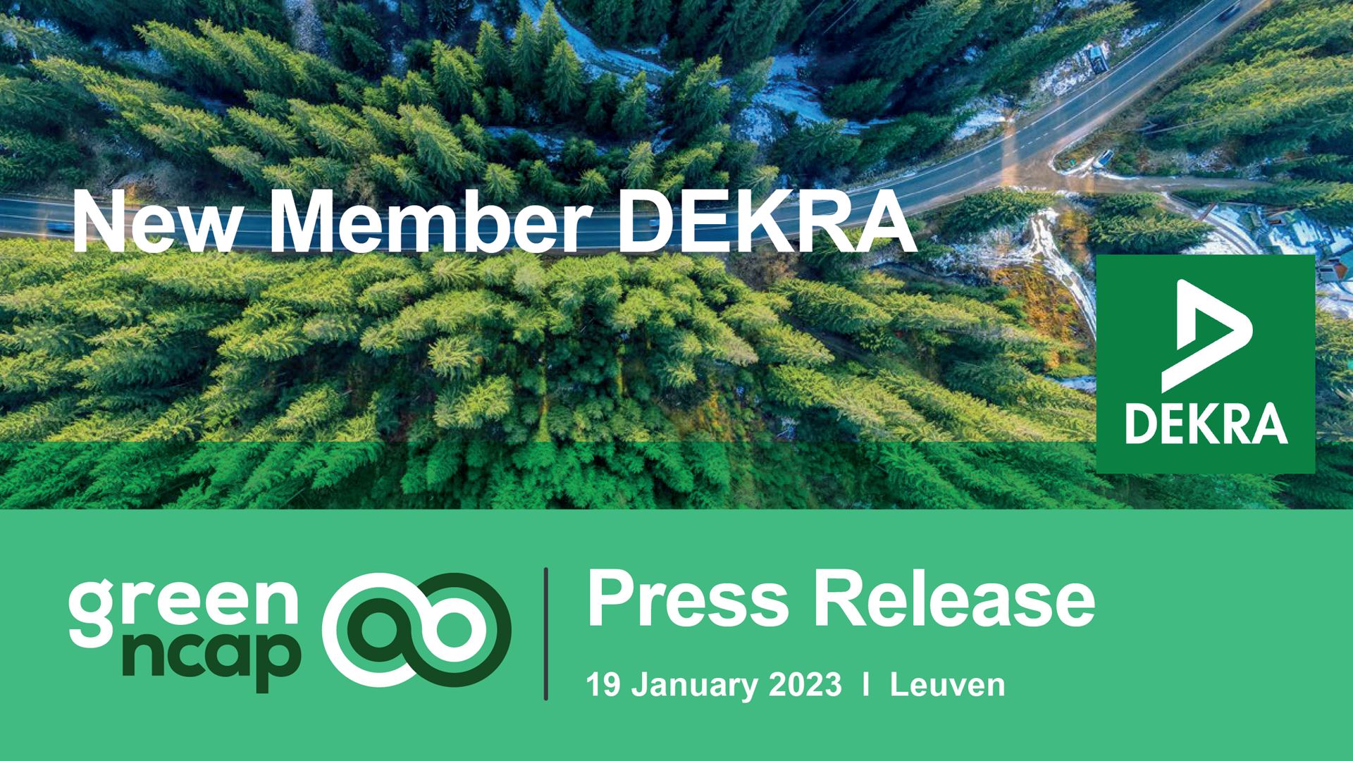 Green NCAP announces new member DEKRA