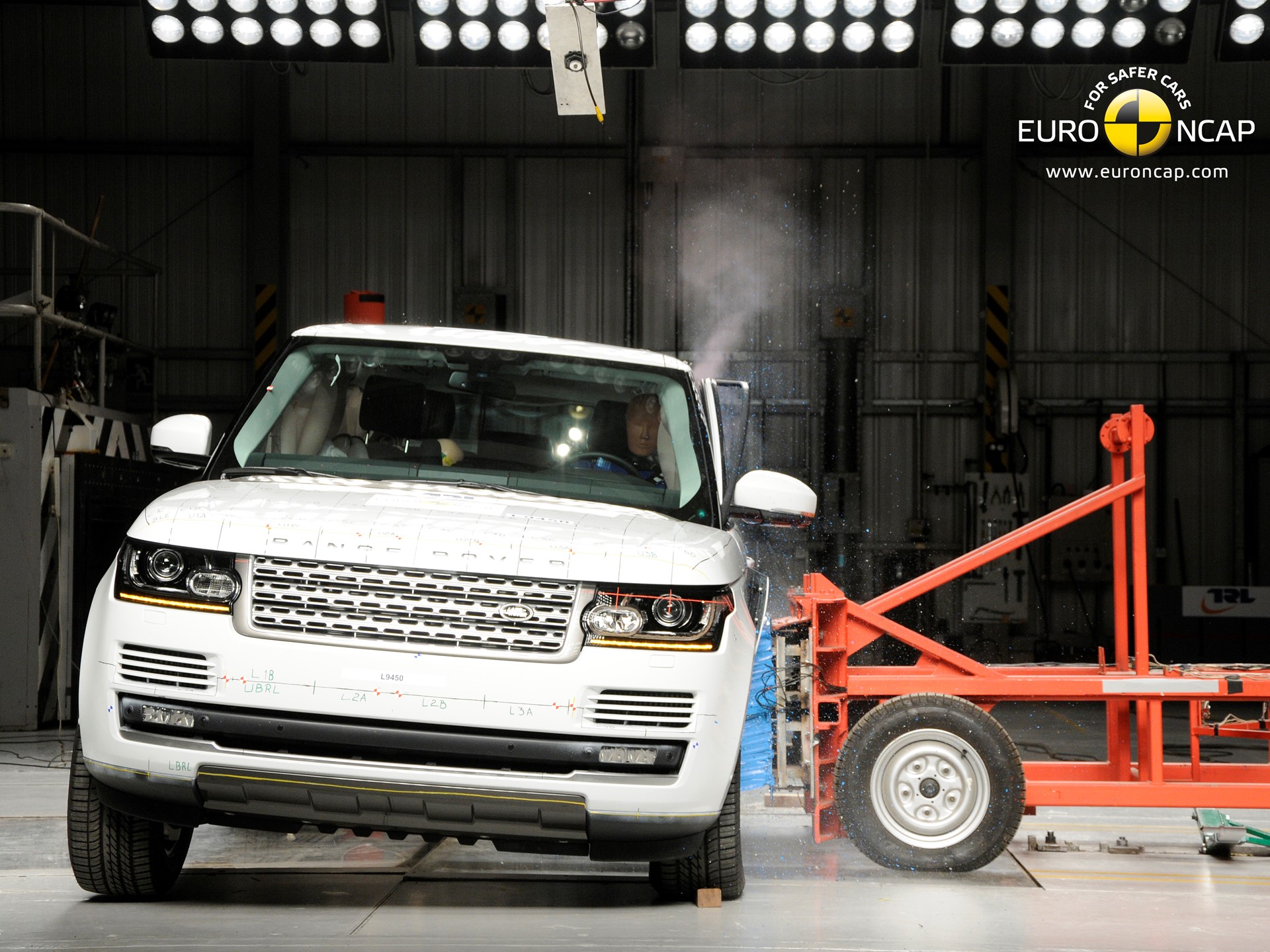 Range Rover Side crash test 2012