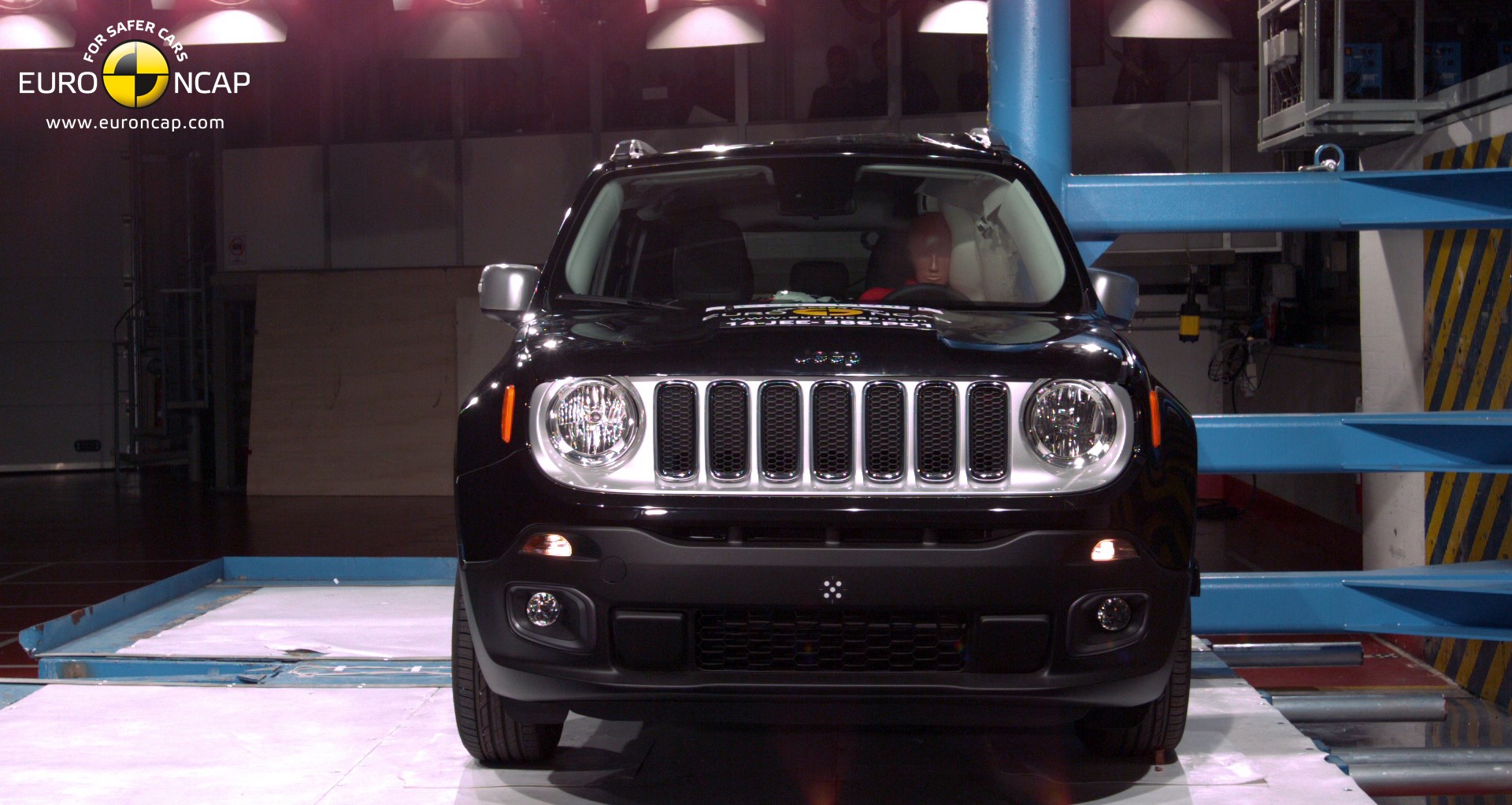 Jeep Renegade - Pole crash test 2014