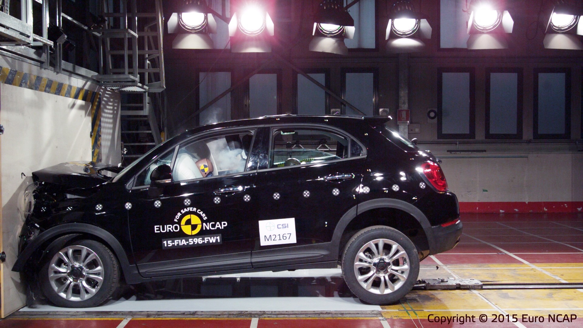 FIAT 500X - Frontal Full Width test 2015