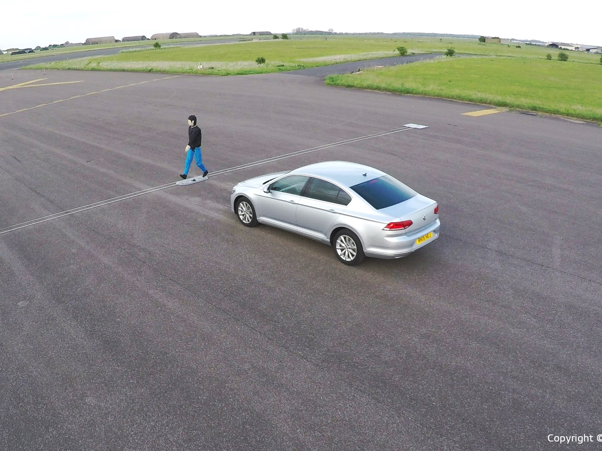 Adult dummy for AEB pedestrian tests