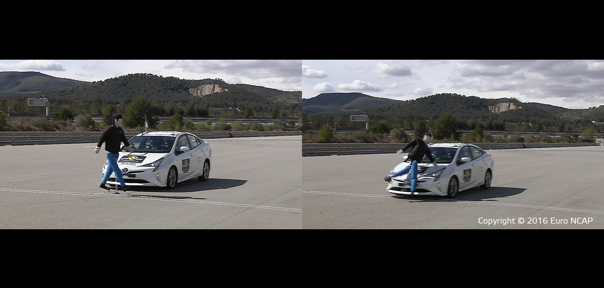 Toyota Prius - AEB Pedestrian test 2016