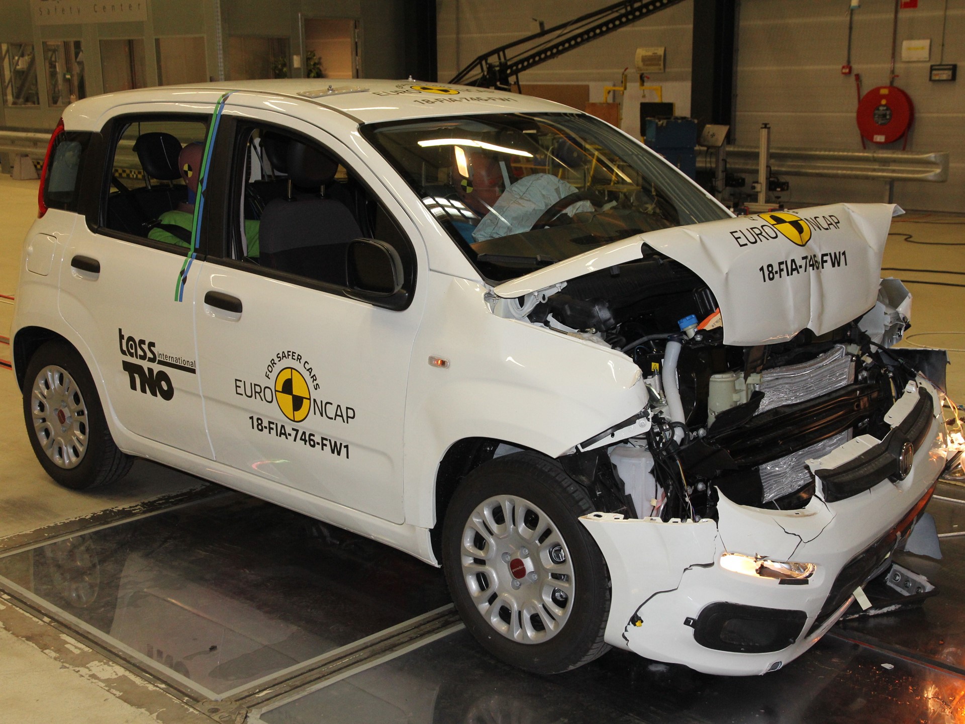 Fiat Panda - Frontal Full Width test 2018 - after crash