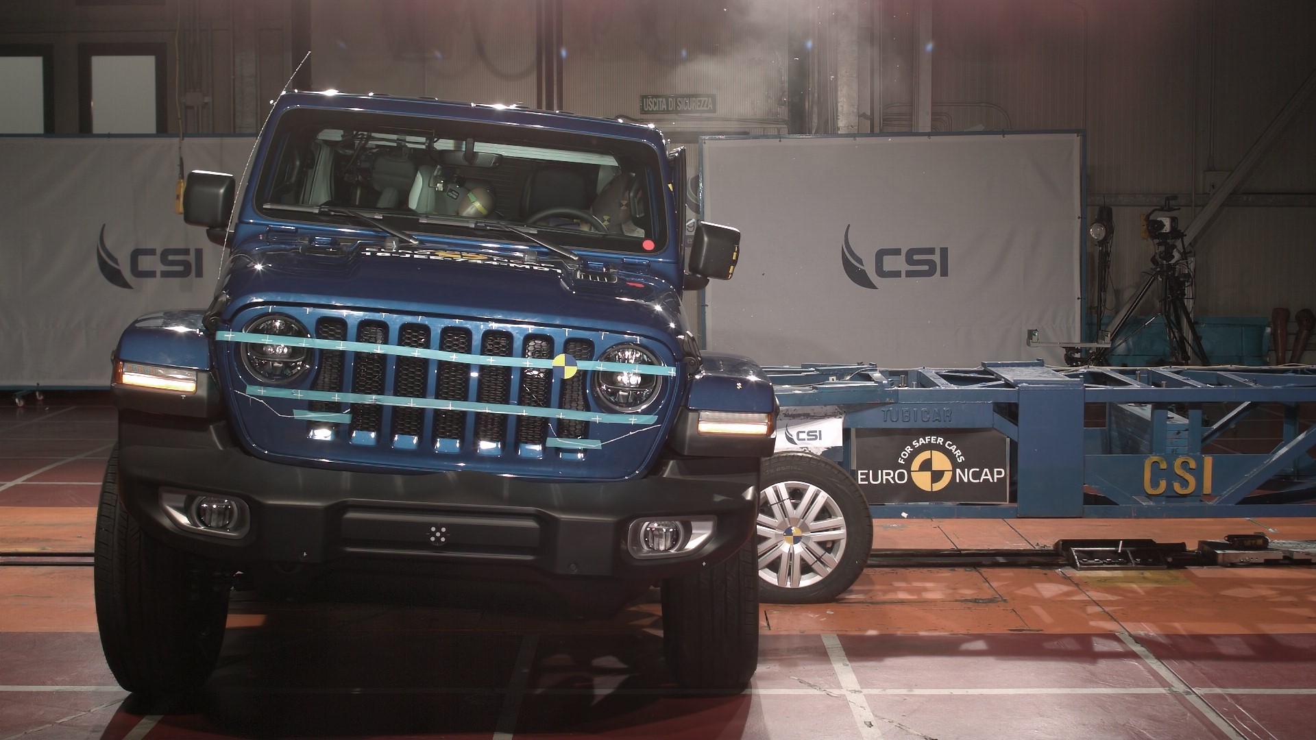 Jeep Wrangler - Side crash test 2018