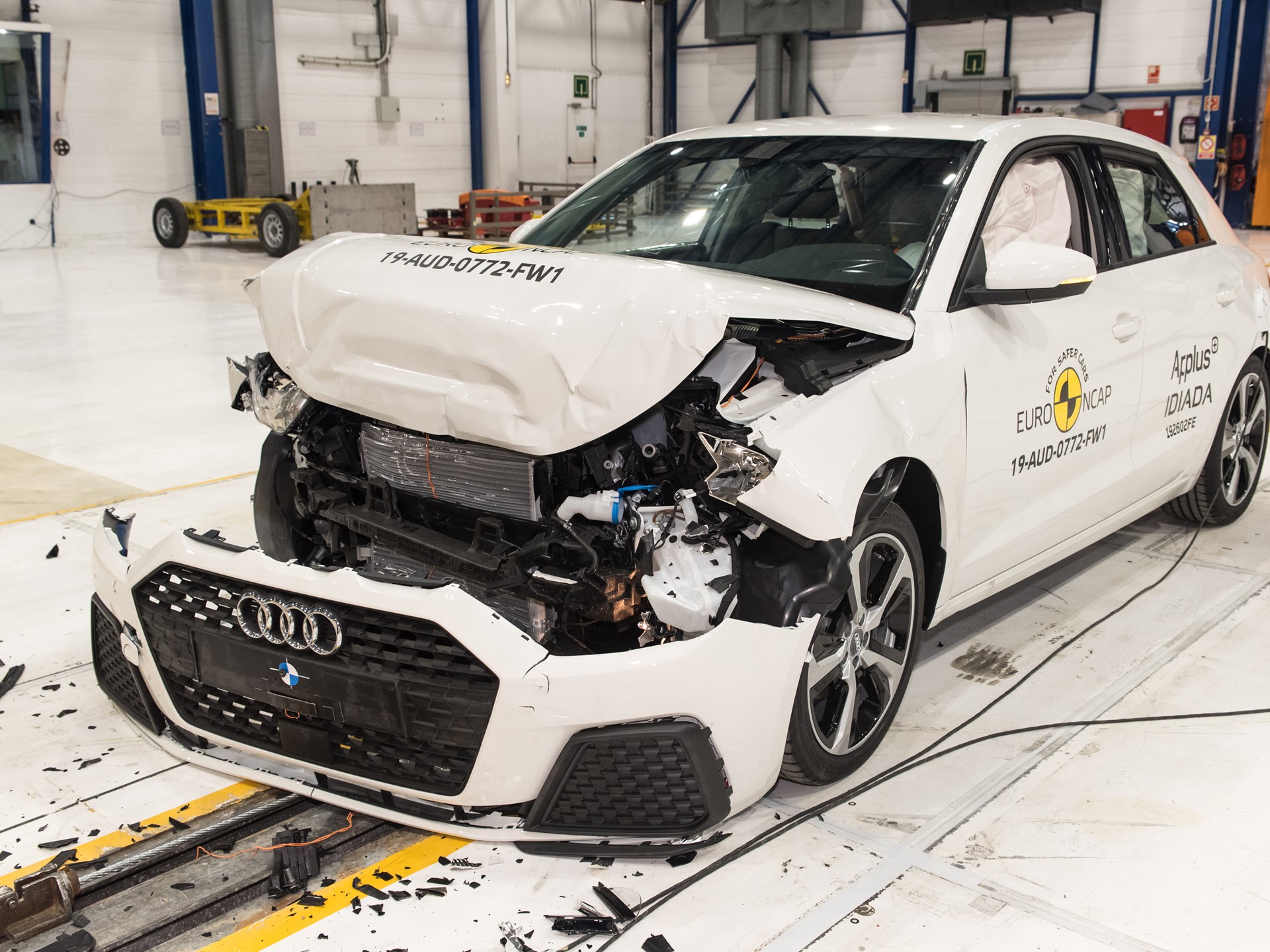 Audi A1 - Frontal Full Width test 2019 - after crash