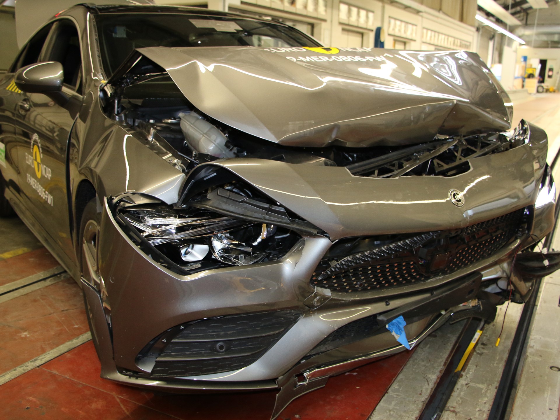 Mercedes-Benz CLA - Frontal Full Width test 2019 - after crash
