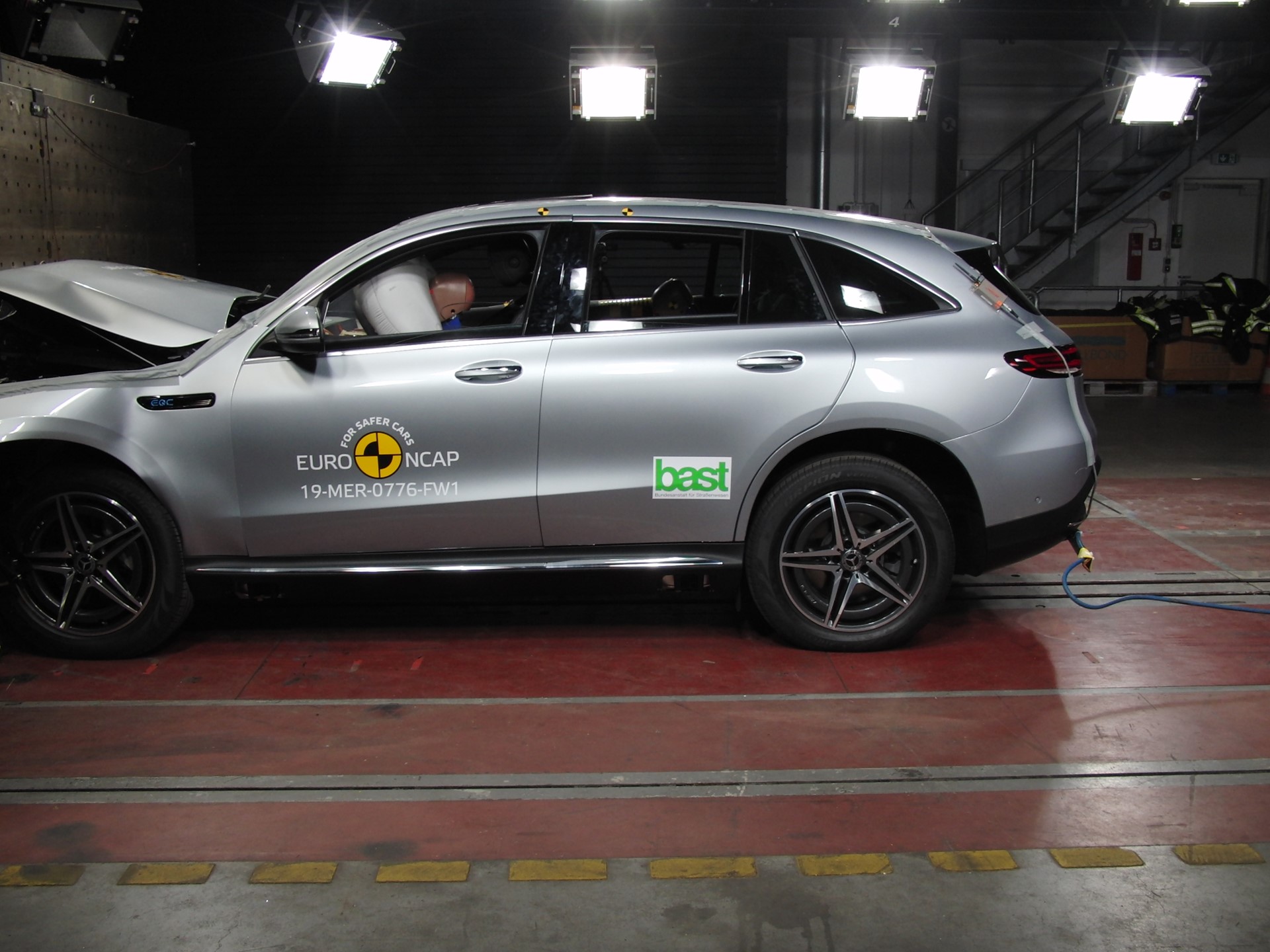 Mercedes-Benz EQ C - Frontal Full Width test 2019