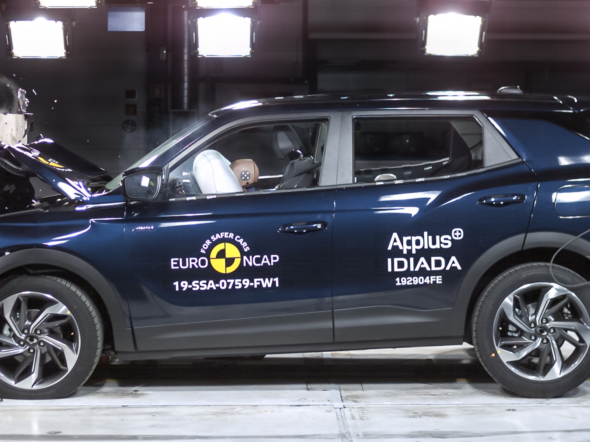 SsangYong Korando - Frontal Full Width test 2019