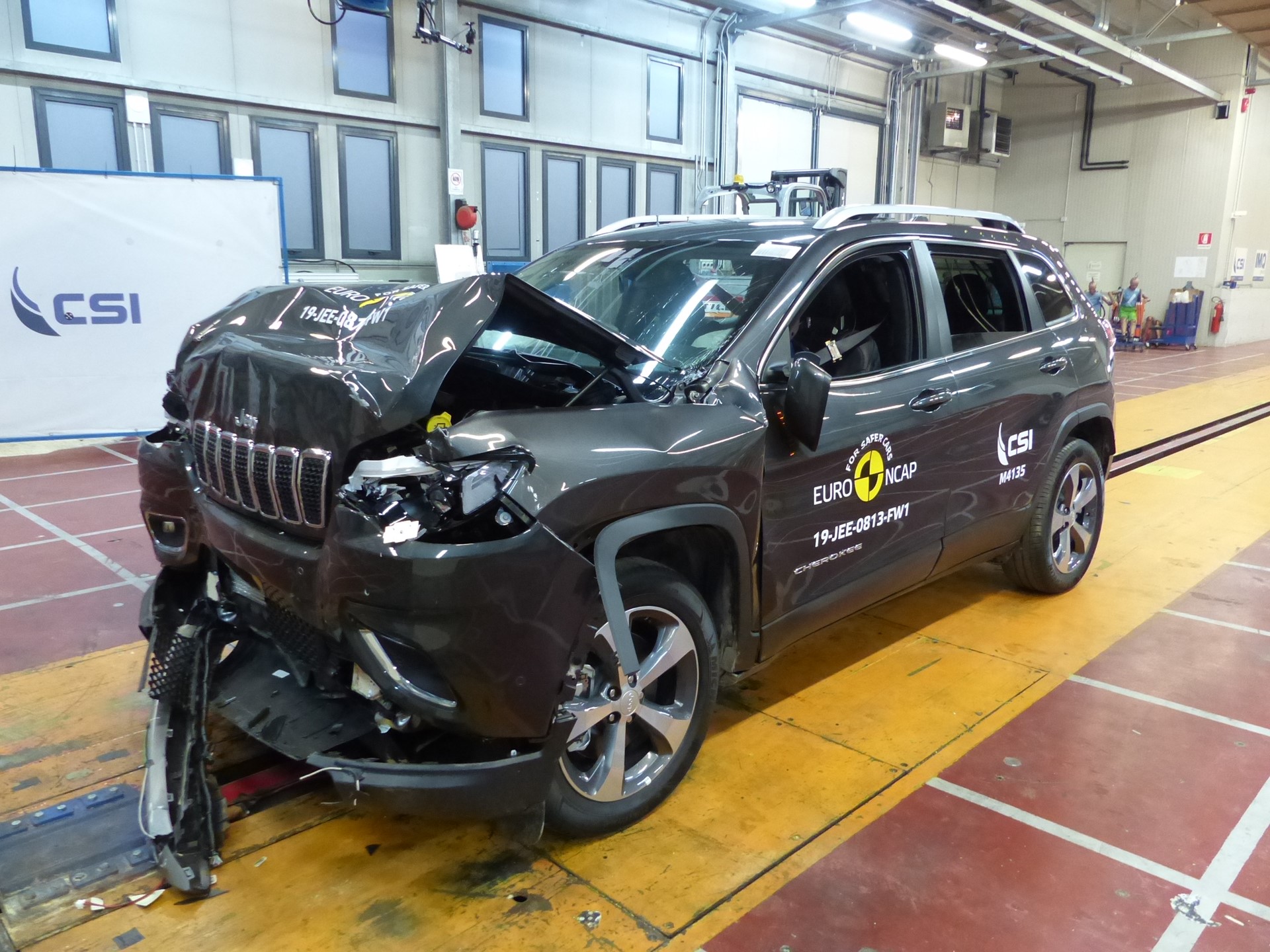 Jeep Cherokee - Frontal Full Width test 2019 - after crash