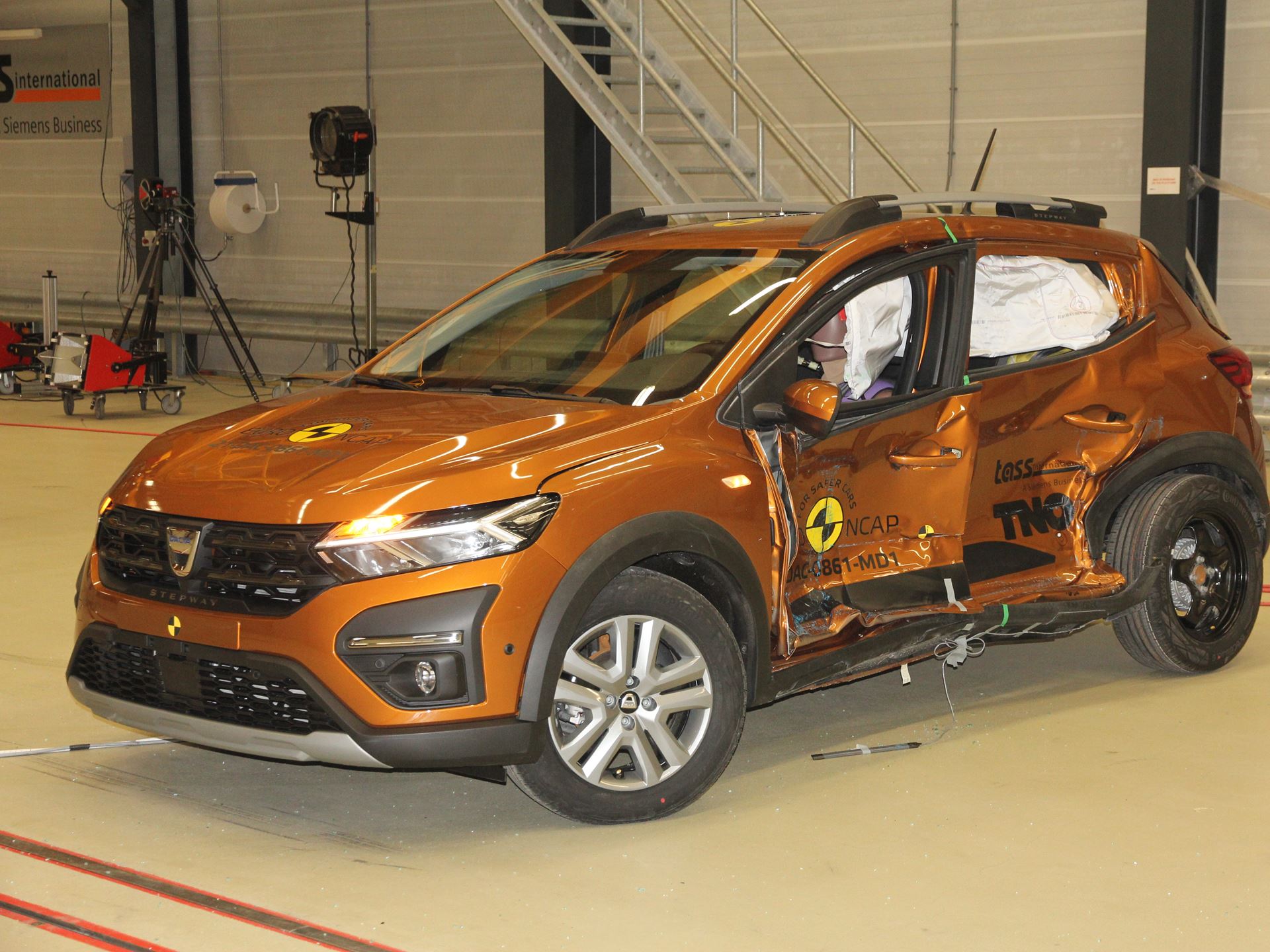 DACIA STEPWAY CRASH TEST visual data 3