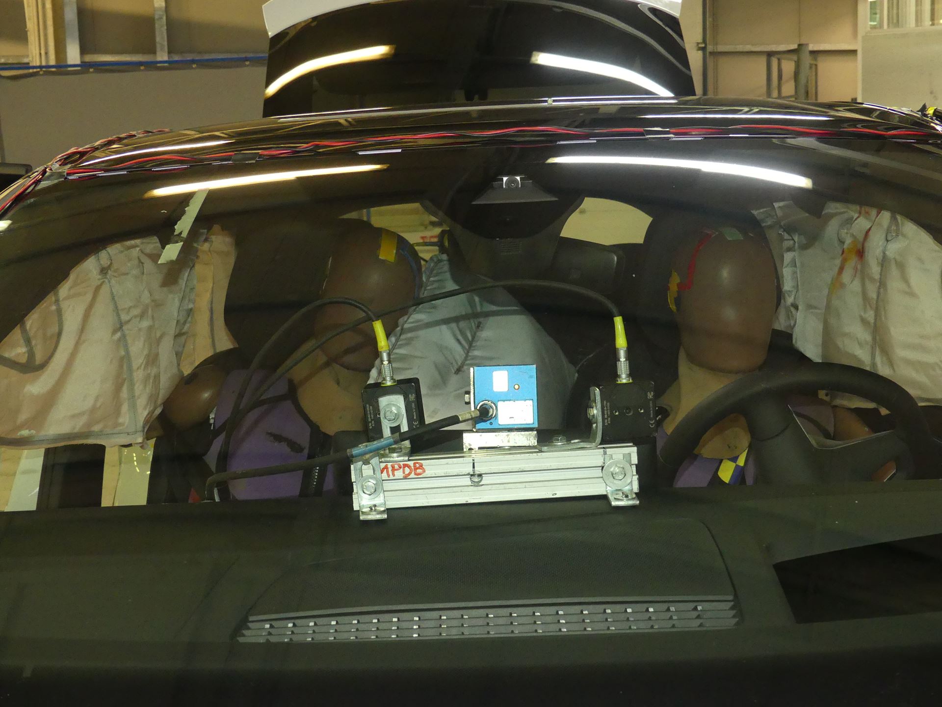 VW ID 7 Far Side impact test 2023 after crash