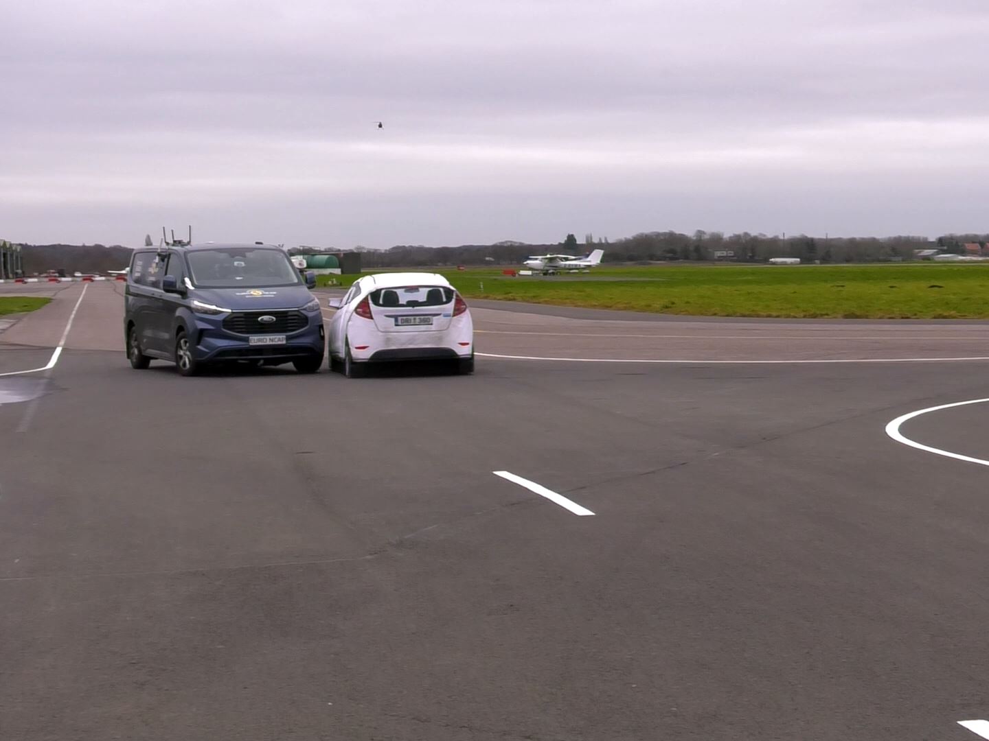 Ford Transit Custom Commercial Van Safety Tests 2025