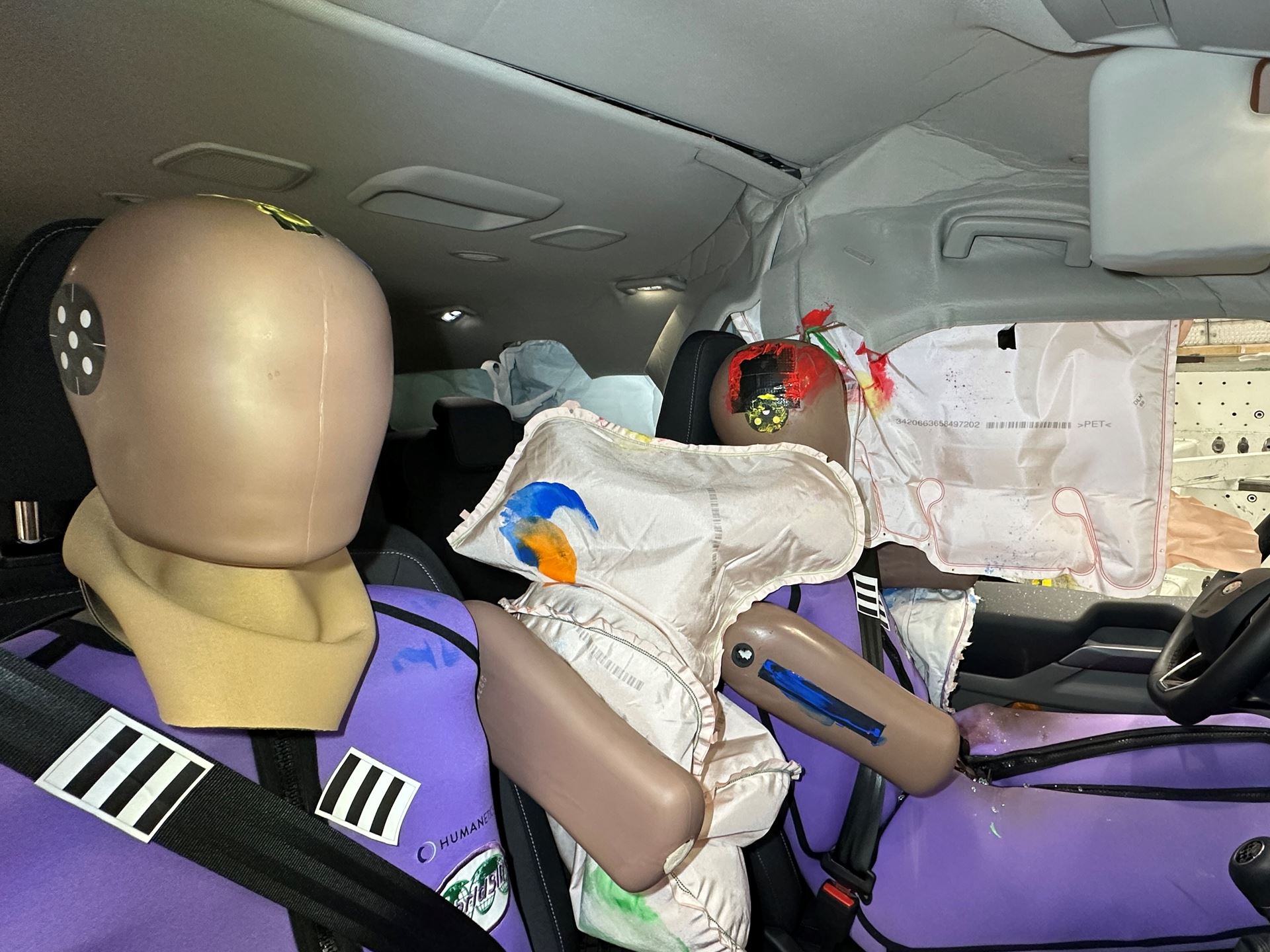 Ford Tourneo Custom Far Side impact test 2024 after crash