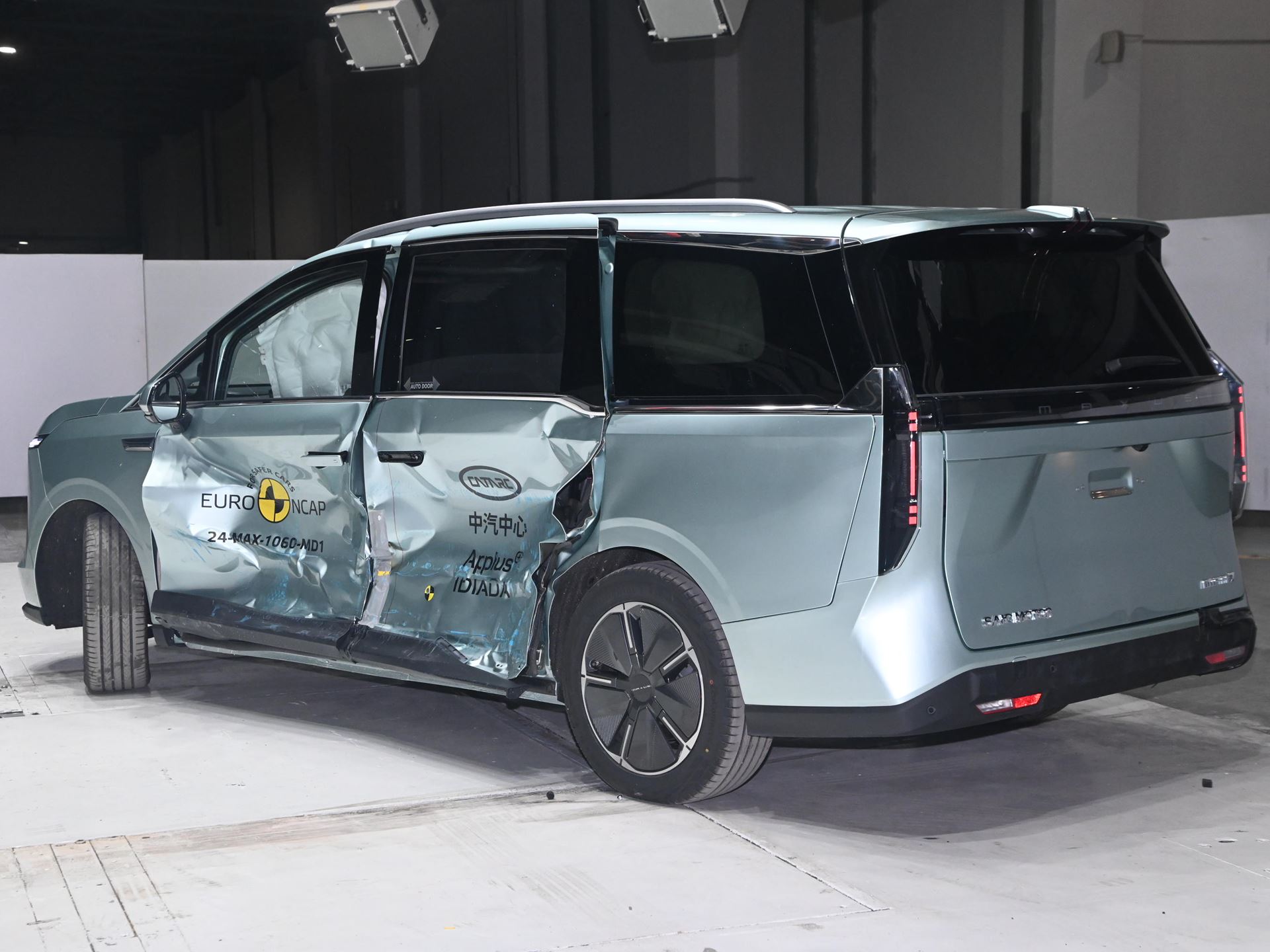 Maxus MIFA 7 Side Mobile Barrier test 2024 after crash