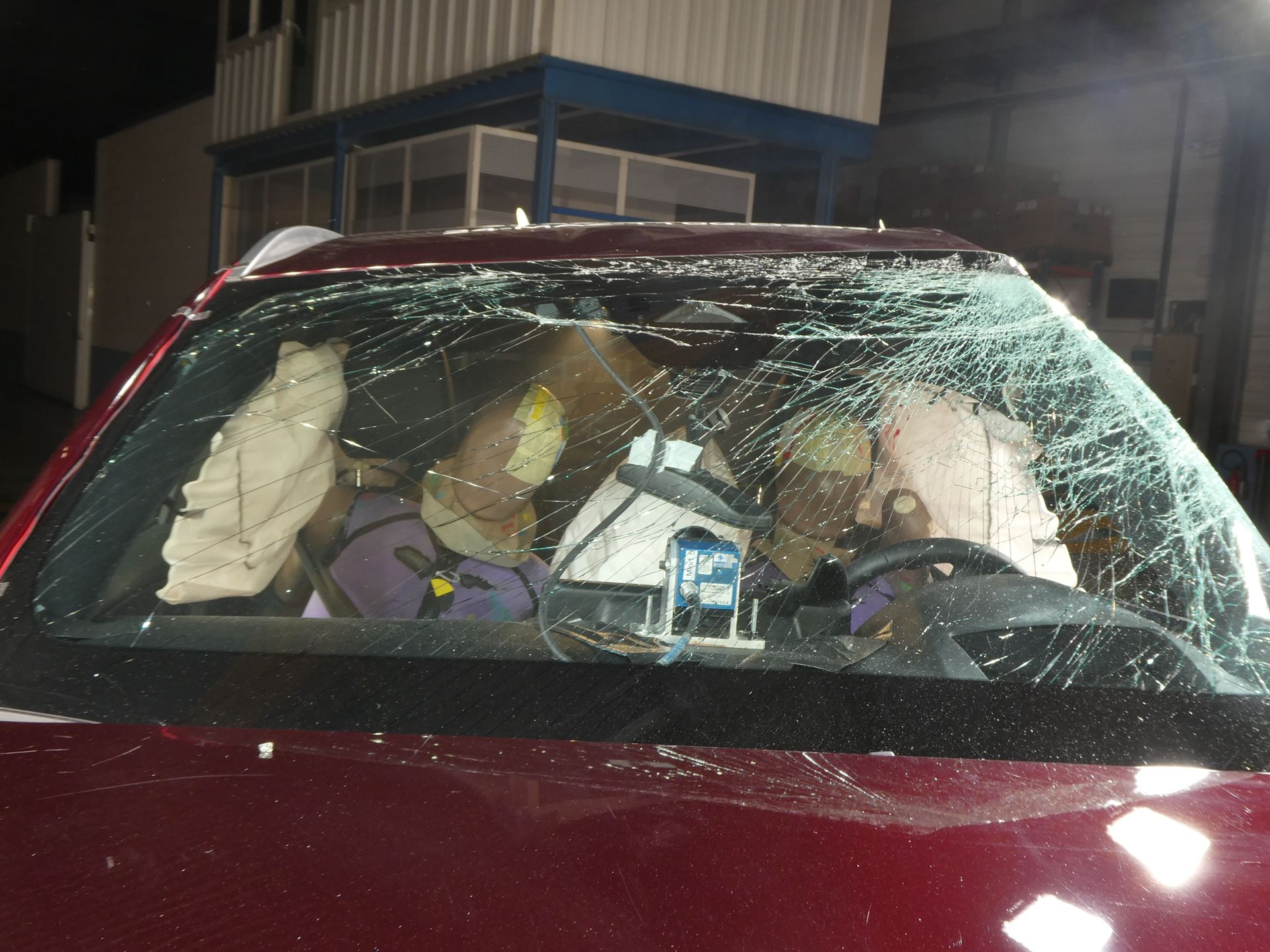 MAZDA CX 80 Far Side impact test 2024 after crash