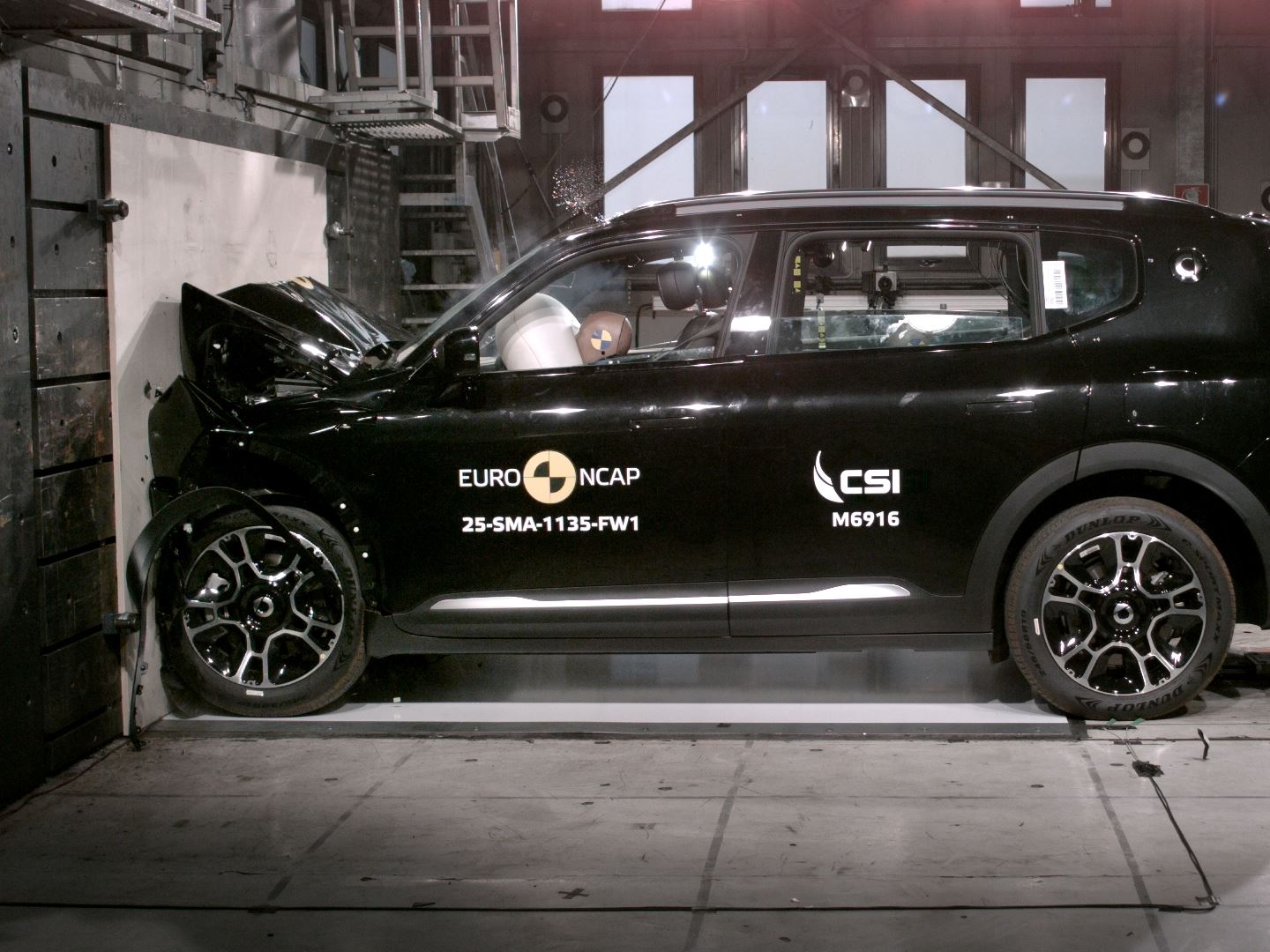 smart 5 Full Width Rigid Barrier test 2025