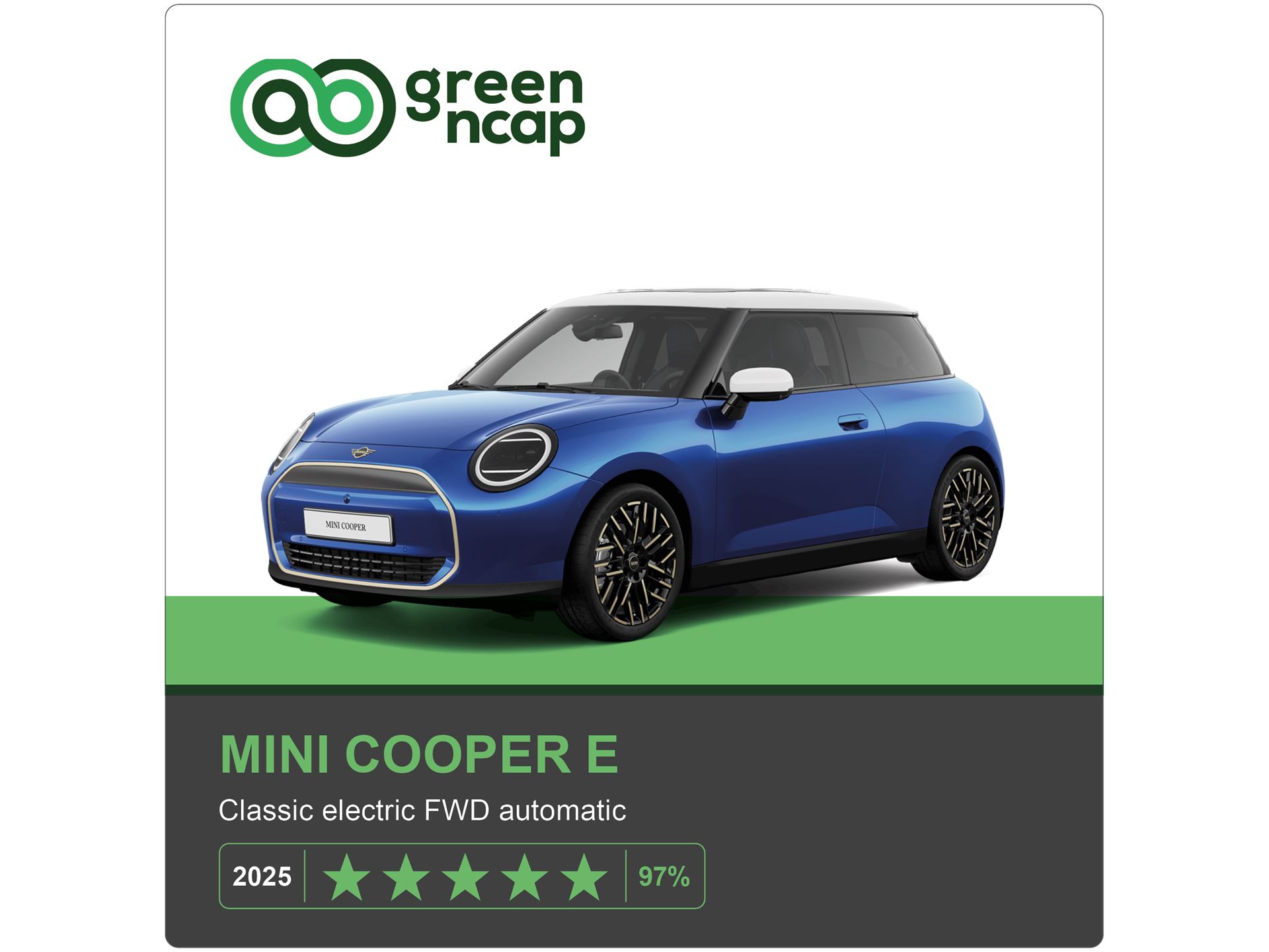 MINI Cooper E Green NCAP results 2025