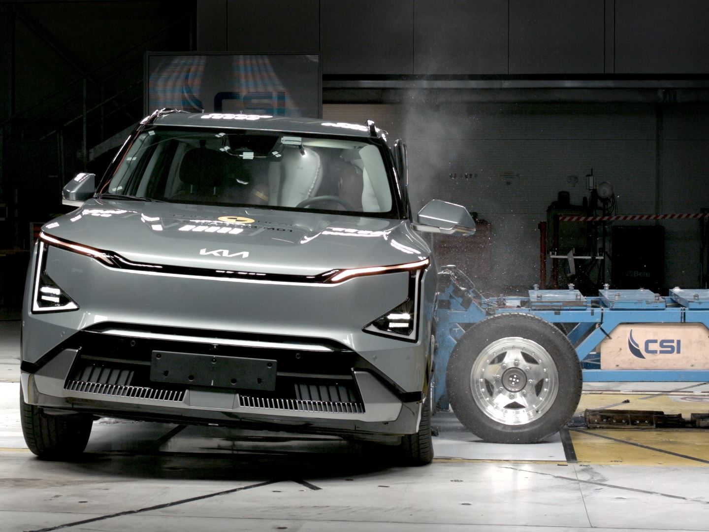 Kia EV5 Side Mobile Barrier test 2025