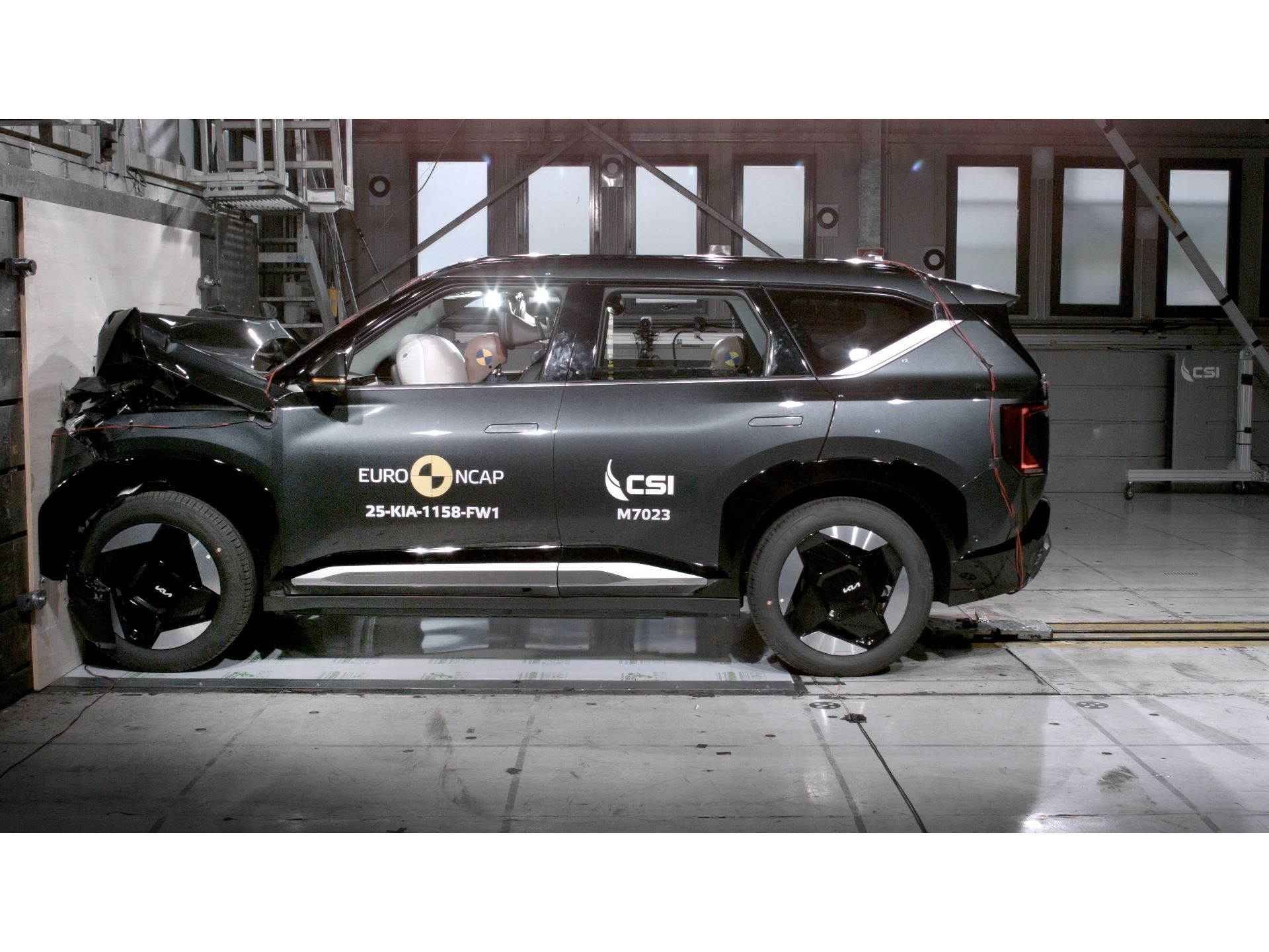 Kia EV5 Full Width Rigid Barrier test 2025