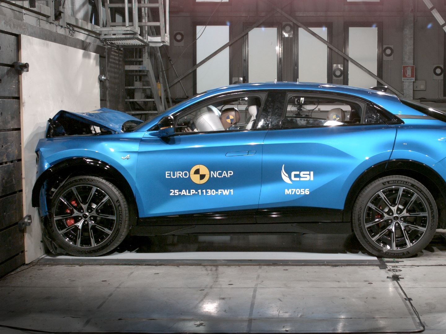 Alpine A390 Full Width Rigid Barrier test 2025