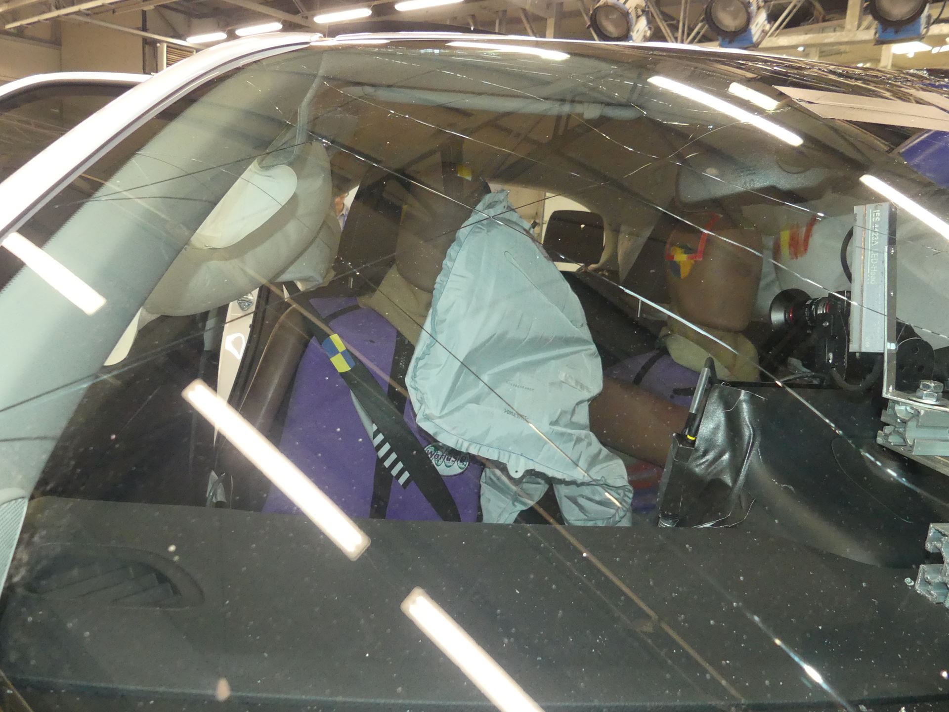 Toyota Yaris Far Side impact test 2025 after crash