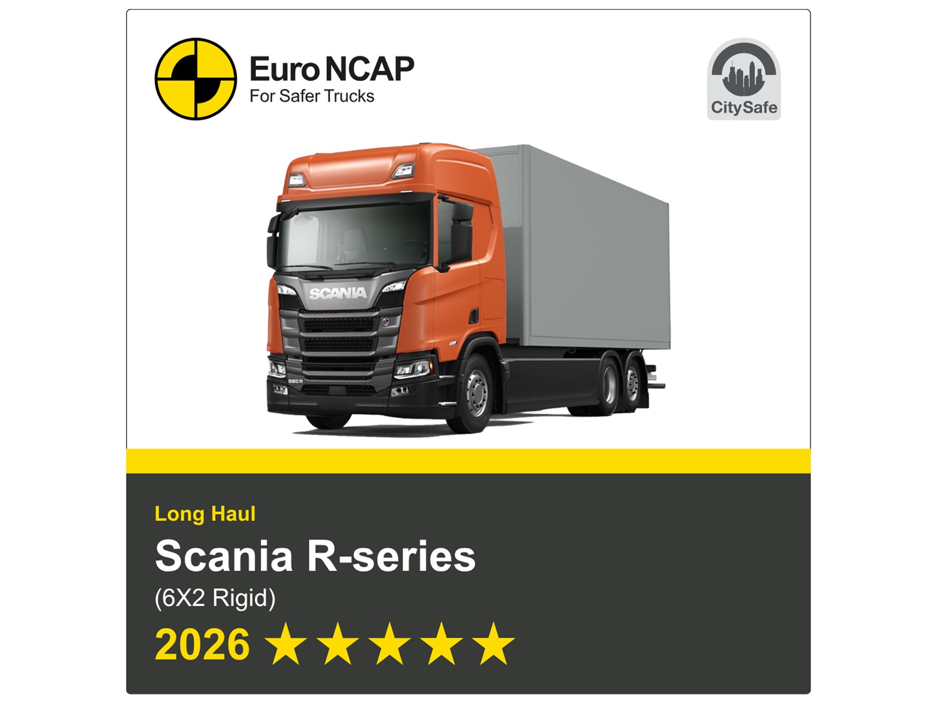 Scania R series 6x2 rigid 2026 banner