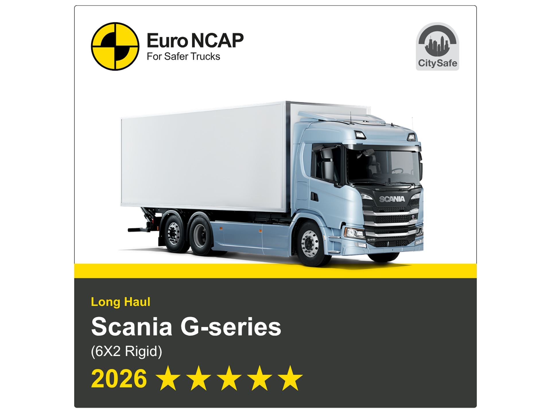 Scania G series 6x2 rigid 2026 banner