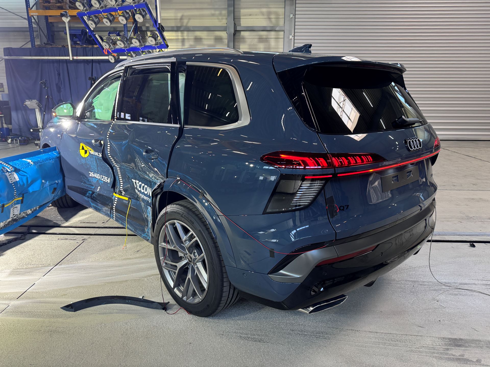 Audi Q7 MDB test 2026 after crash