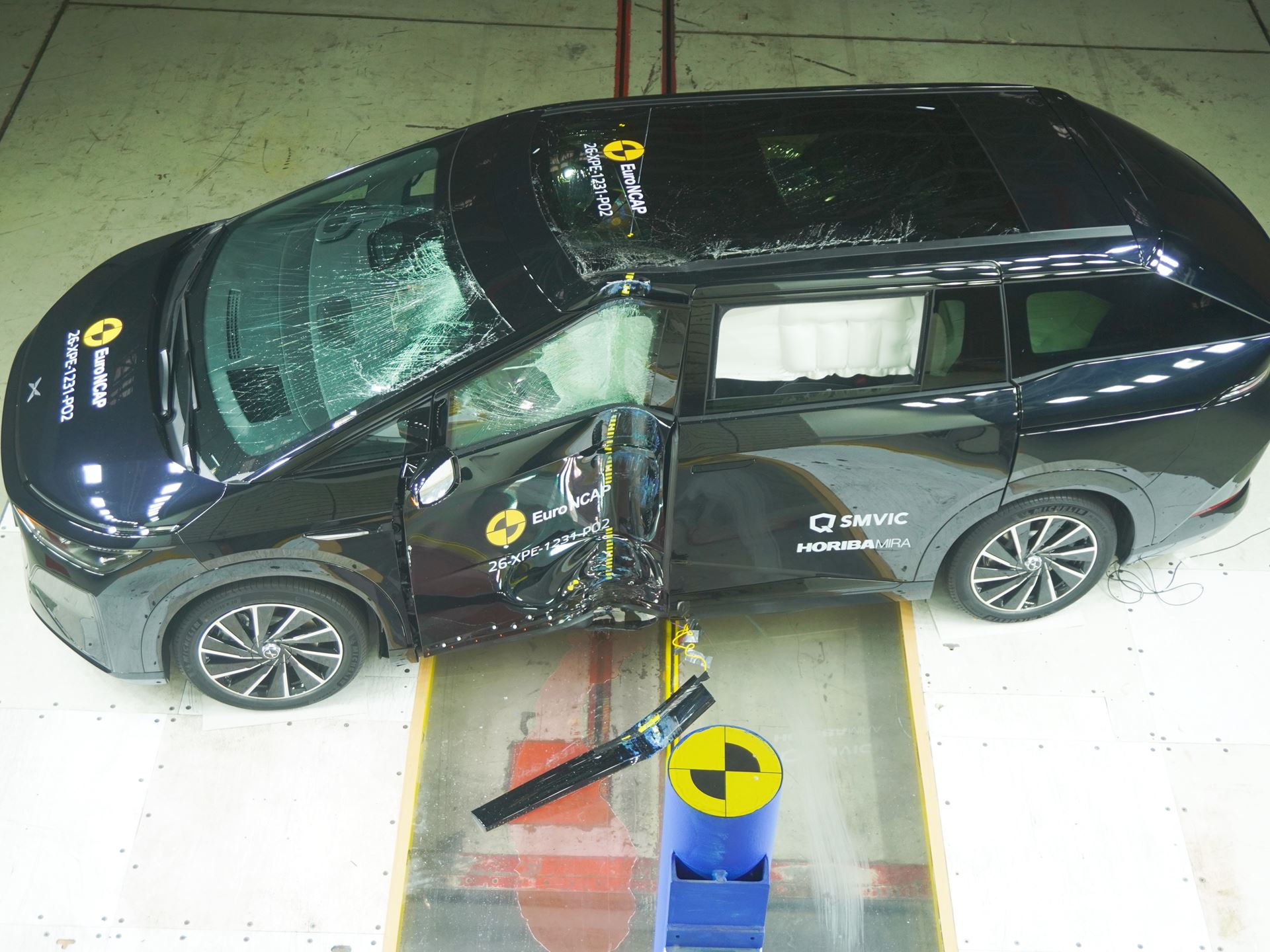 XPENG X9 PO test 2026 after crash