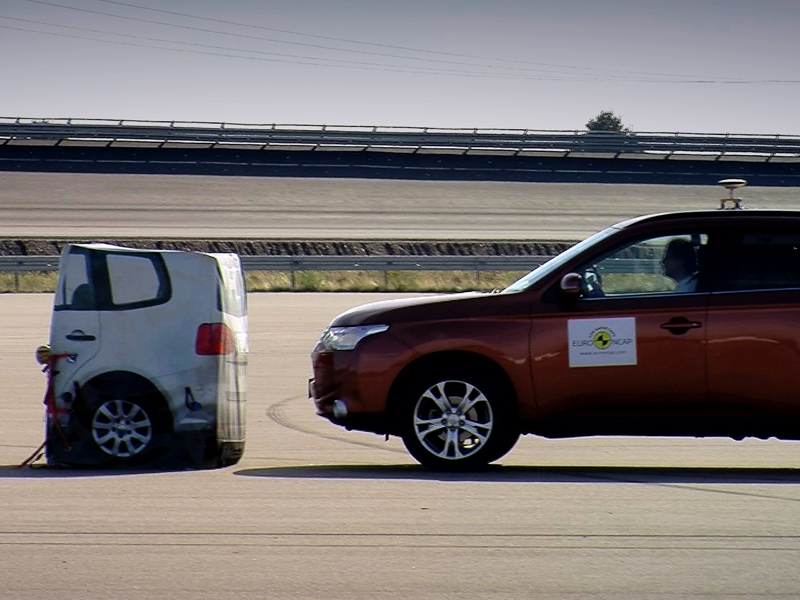'AEB Teaser' by Euro NCAP AEB test 'AEB Teaser' by Euro NCAP AEB test