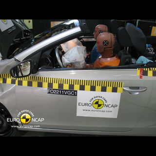 VW Golf Cabriolet – Driver crash test