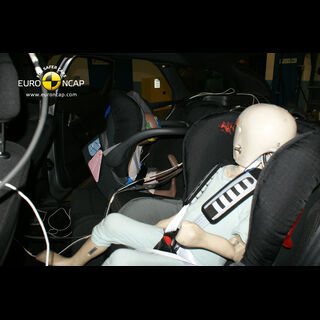 Citroen DS5– Child Rear Seat crash test