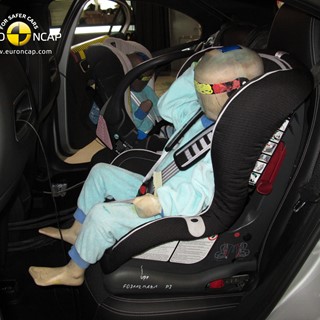 Mercedes Benz A-Class Child Rear Seat crash test 2012