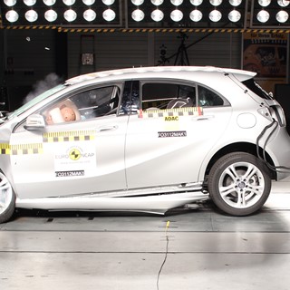 Mercedes Benz A-Class Frontal crash test 2012