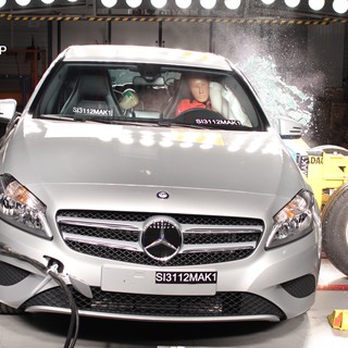 Mercedes Benz A-Class Side crash test 2012
