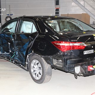 Toyota Corolla -Side crash test 2013 - after crash