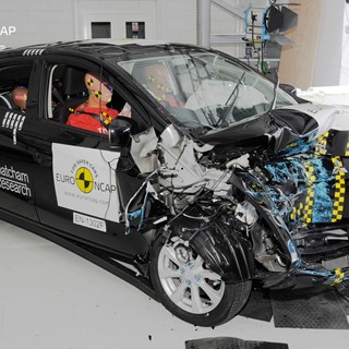 Mitsubishi Space Star/Mirage - Frontal crash test 2013 - after crash