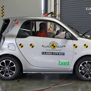 smart fortwo - Frontal crash test 2014 - after crash